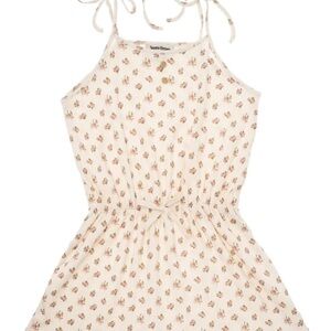 Worn once tocoto vintage floral cotton dress size 4